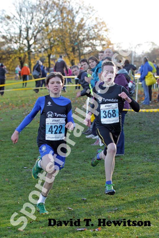 Blue 422 and 368, 2012 Start Fitness North East Harrier League, Blaydon.
